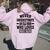 Never Underestimate An Old Man Who Loves Horse Racing Women Oversized Hoodie Back Print Light Pink