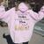 Watching You Be A Mom Mother's Day Women Oversized Hoodie Back Print Light Pink