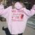 Will Trade Students For Chocolate Teacher Valentines Women Oversized Hoodie Back Print Light Pink