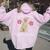 Worlds Awesomest Yellow Lab Mom Dog Lover Saying Quote Women Oversized Hoodie Back Print Light Pink