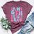 In My 6Th Birthday Era Girl Six Bday 6 Year Old Girl Bella Canvas T-shirt Heather Maroon