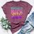 80'S Girl Birthday Party Costume Retro Vintage Women Bella Canvas T-shirt Heather Maroon