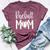 Baseball Mom Heart For Sports Moms Bella Canvas T-shirt Heather Maroon