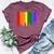 Birmingham Alabama Lgbtq Gay Pride Rainbow Skyline Bella Canvas T-shirt Heather Maroon