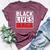 Black Lives Maga Apparel For Support Trump 2024 Bella Canvas T-shirt Heather Maroon