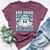 Boy Mama Retro For Mother Of Boys Mom Of Sons Bella Canvas T-shirt Heather Maroon