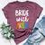 Bride With Pride Rainbow Lesbian Bachelorette Party Wedding Bella Canvas T-shirt Heather Maroon