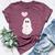 Cute Be My Boo Valentine Ghost Valentine Mens Bella Canvas T-shirt Heather Maroon