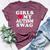 Girls Love My Autism Swag Autistic Boy Awareness Idea Bella Canvas T-shirt Heather Maroon