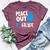 Peace Out 12Th Grade Graduation Last Day School Student Bday Bella Canvas T-shirt Heather Maroon