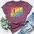 Rainbow Lgbtq Drag King Bella Canvas T-shirt Heather Maroon