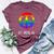 St Petersburg Florida St Pete Lgbtq Gay Pride Lgbt Rainbow Bella Canvas T-shirt Heather Maroon