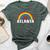 Atlanta Gay Pride Month Festival 2019 Rainbow Heart Bella Canvas T-shirt Heather Forest