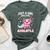 Axolotl Kawaii Just A Girl Who Loves Axolotls Bella Canvas T-shirt Heather Forest