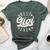 Best Gigi Ever Modern Calligraphy Font Mother's Day Gigi Bella Canvas T-shirt Heather Forest