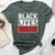 Black Lives Maga Apparel For Support Trump 2024 Bella Canvas T-shirt Heather Forest