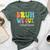 Bruh We Out School Nurses Happy Last Day Of School Groovy Bella Canvas T-shirt Heather Forest