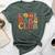 Cool Dads Club Dad Father's Day Retro Groovy Pocket Bella Canvas T-shirt Heather Forest