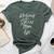 Cute Mother's Day Quote Rocking The Soccer Mom Life Bella Canvas T-shirt Heather Forest