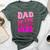 Dad Of The Birthday Girl Party Girls Daddy Birthday Party Bella Canvas T-shirt Heather Forest