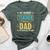 My Favorite Teacher Calls Me Dad Vintage Father's Day Bella Canvas T-shirt Heather Forest