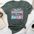 My First Birthday As A Mommy Vintage Groovy Mother's Day Bella Canvas T-shirt Heather Forest