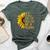 Sunflower Data Manager Bella Canvas T-shirt Heather Forest