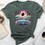 Girls Trip 2024 Total Solar Eclipse 2024 Girl Bella Canvas T-shirt Heather Forest