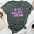 Groovy Retro In My Girl Dad Era Daddy Fathers Day Bella Canvas T-shirt Heather Forest