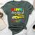 Happy Last Day Of School Bus Driver Off Duty Student Teacher Bella Canvas T-shirt Heather Forest