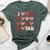 I Heart Love You Valentine Couple Matching Kid Bella Canvas T-shirt Heather Forest