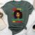 Junenth Remembering My Ancestor Freedom African Women Bella Canvas T-shirt Heather Forest