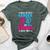 Keeper Of The Gender Grandma Loves You Baby Shower Family Bella Canvas T-shirt Heather Forest