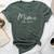 Mimi Est 2024 Mimi To Be New Grandma Pregnancy Bella Canvas T-shirt Heather Forest