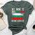 My Mom Is Bulgarian Nothing Scares Me Vintage Bulgarian Flag Bella Canvas T-shirt Heather Forest