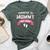 Promoted To Mommy Est 2024 New Mom First Mommy Bella Canvas T-shirt Heather Forest