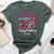 A Queen Was Born On May 4 4Th May Birthday Party Pink Bella Canvas T-shirt Heather Forest