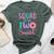 Squad Of The Two Sweet Team 2Nd Birthday Girl Donut Party Bella Canvas T-shirt Heather Forest