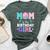 Squish Mom Mallow Matching Squish Birthday Girl Mother's Day Bella Canvas T-shirt Heather Forest