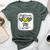 That's My Son Out There Number 69 Softball Mom & Dad Bella Canvas T-shirt Heather Forest