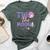 Two The Moon Birthday Outfit Girl 2 Year Old 2Nd Birthday Bella Canvas T-shirt Heather Forest