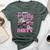 Utv Girls Sittin Pretty And Ridin-Dirty Sxs Bella Canvas T-shirt Heather Forest