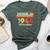 Vintage 1944 Birthday Limited Edition Born In 1944 Bella Canvas T-shirt Heather Forest