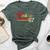 Vintage 1967 Retro 55'S 55Th For B-Day Bella Canvas T-shirt Heather Forest