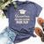 2024 Graduation Squad Grandma Congrats Grad Class Of 2024 Bella Canvas T-shirt Heather Navy