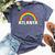 Atlanta Gay Pride Month Festival 2019 Rainbow Heart Bella Canvas T-shirt Heather Navy