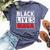 Black Lives Maga Apparel For Support Trump 2024 Bella Canvas T-shirt Heather Navy