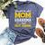 Blessed To Be Called Mom And Grandma Sunflower Bella Canvas T-shirt Heather Navy