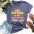 Brother Of The Birthday Princess Girl Matching Family Bella Canvas T-shirt Heather Navy