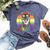 Lgbtq Swedish Vallhund Dog Rainbow Love Gay Pride Bella Canvas T-shirt Heather Navy